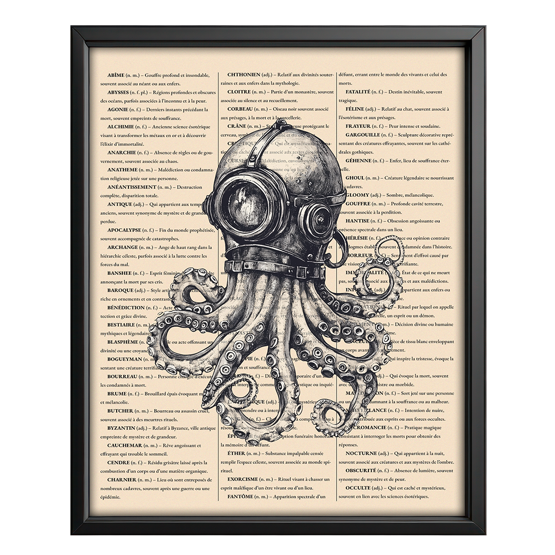 Framed Art Nautilus